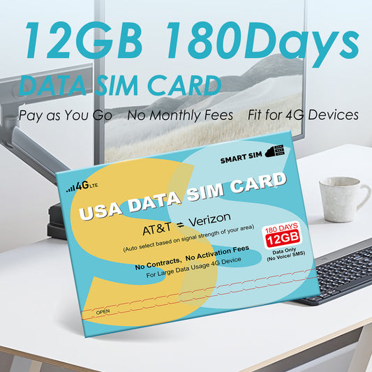 12GB for 180 Days Data SIM