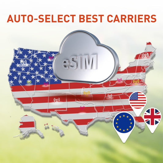SmartSIM eSIM|US, Europe & More 51 Countries|No Contract|Flexible Plans