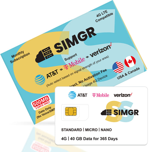 Prepaid Data SIM Card|Free 500MB for 3 Days
