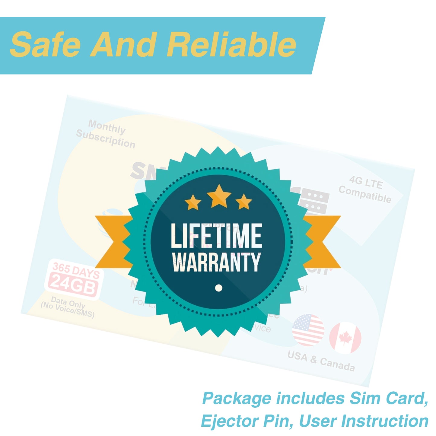 24GB for 365 Days Data SIM Card