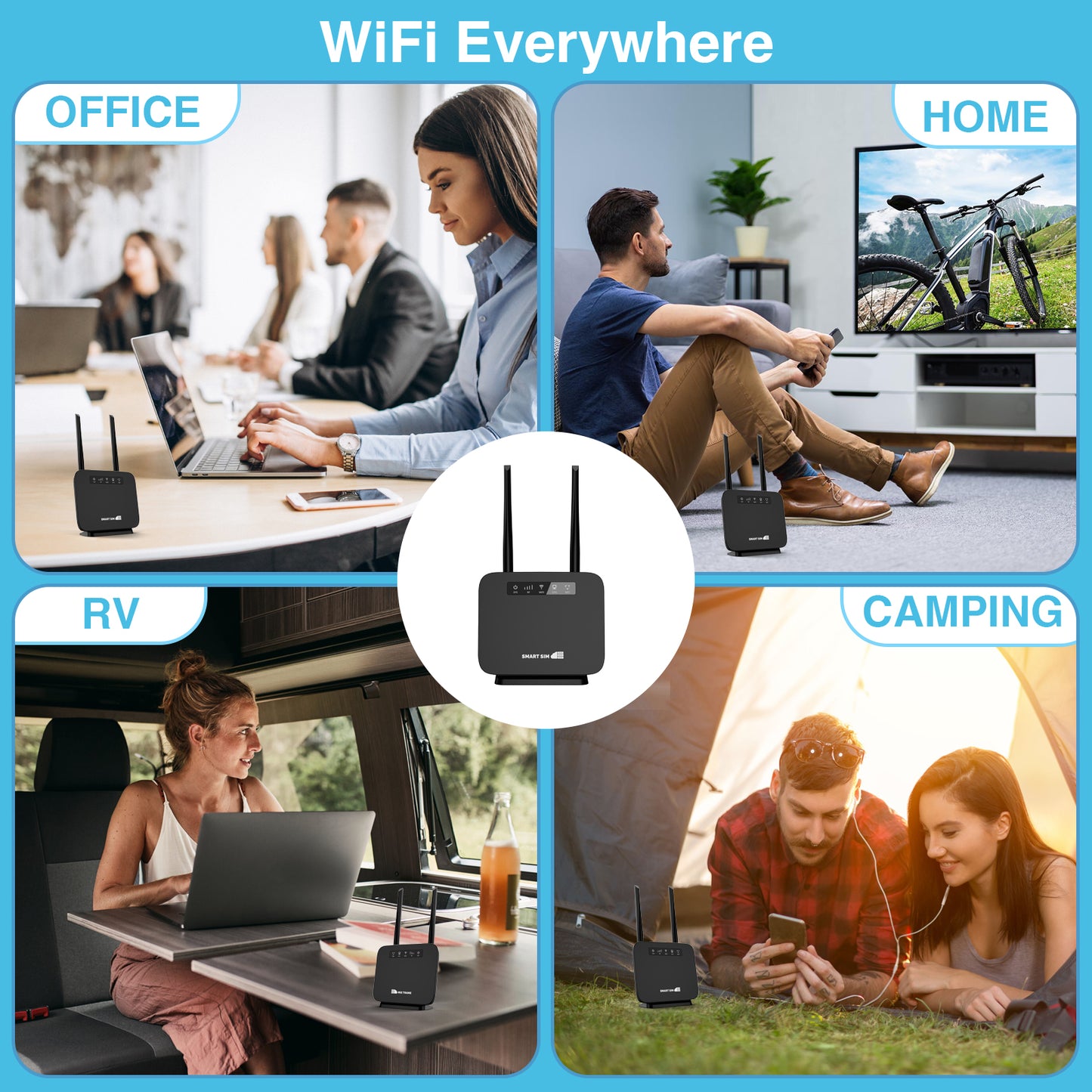 SmartSim 4G LTE WiFi Router