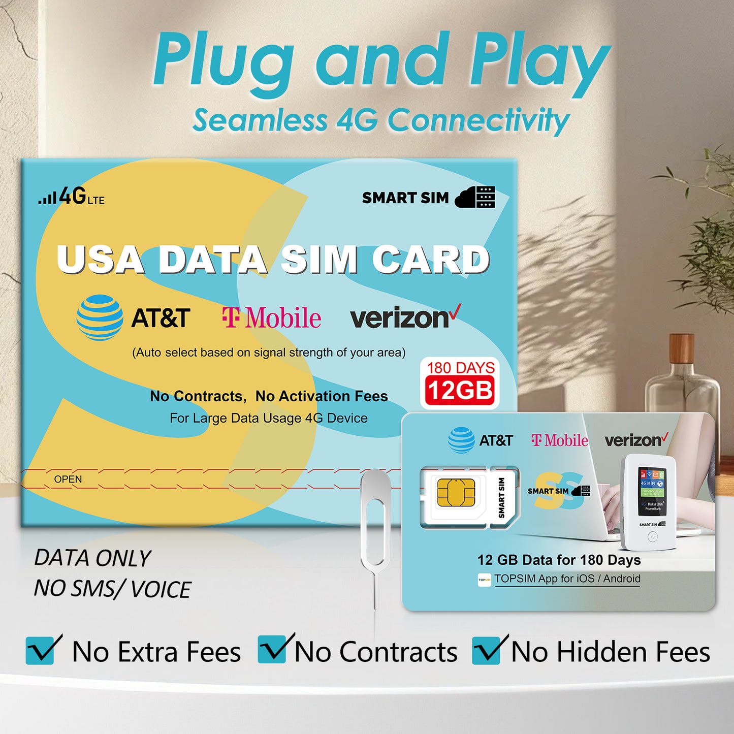 12GB for 180 Days Data SIM