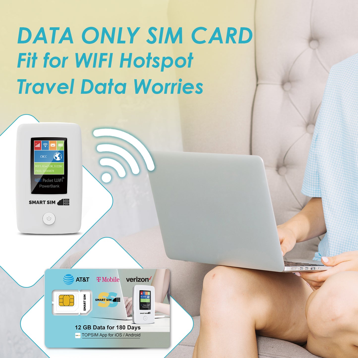 12GB for 180 Days Data SIM
