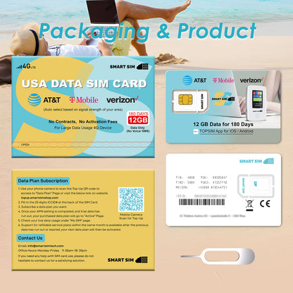 12GB for 180 Days Data SIM