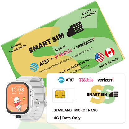 Prepaid Data SIM Card|for Kids SmartWatch