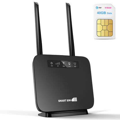 SmartSim 4G LTE WiFi Router with SIM Card