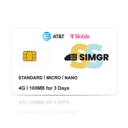USA Only Prepaid SIM Card|FREE 100MB