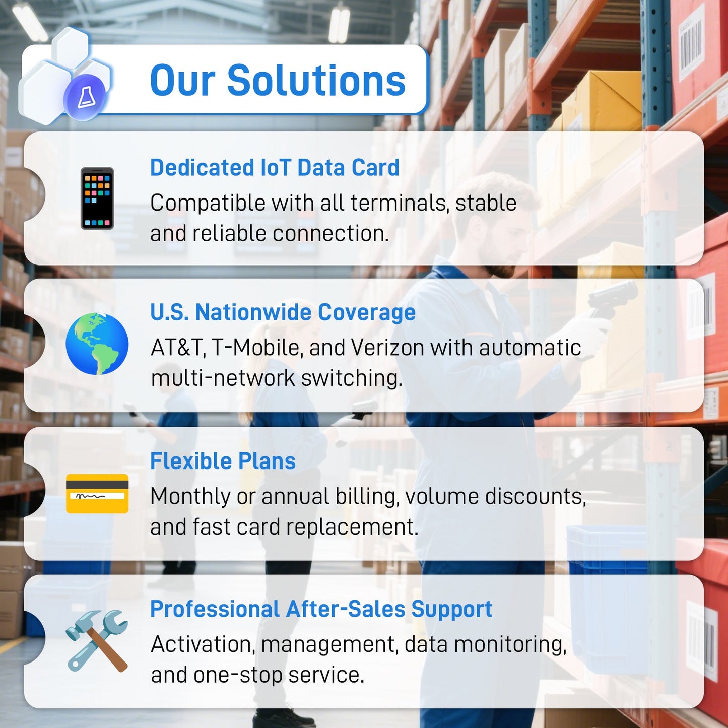 IoT Data SIM Cards for Smart Warehousing