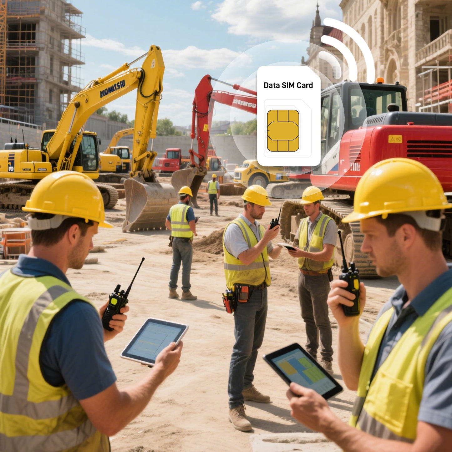 IoT Data SIM for Construction