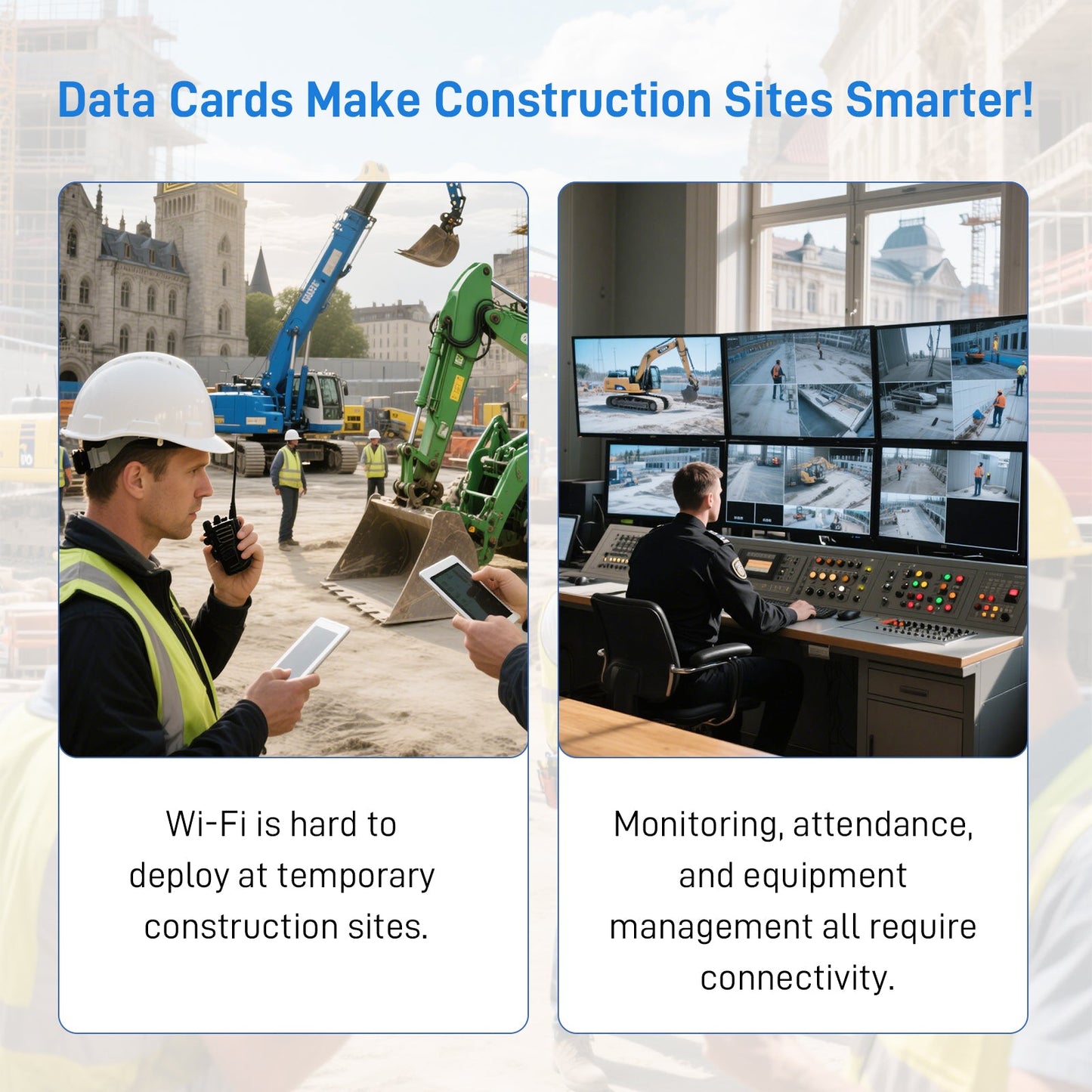 IoT Data SIM for Construction