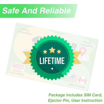 Prepaid Data SIM|Free 100MB |For Camera